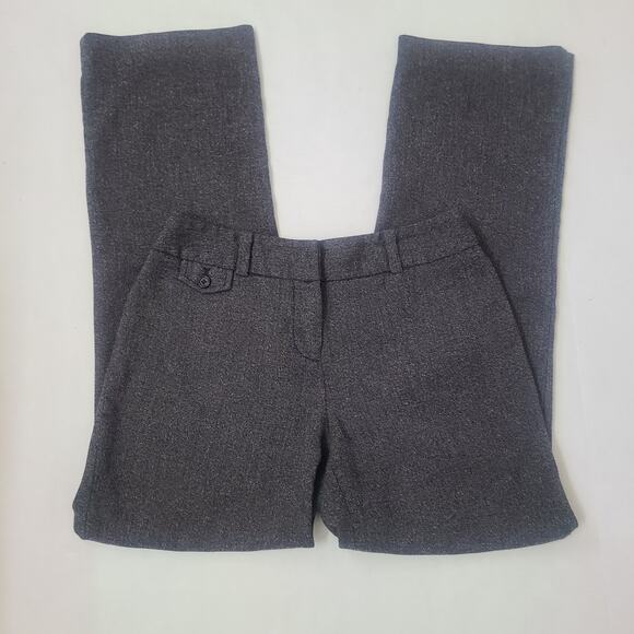 Jones New York Pants - Jones New York Womens Pants Slacks Heathered Black Grey Sz 6